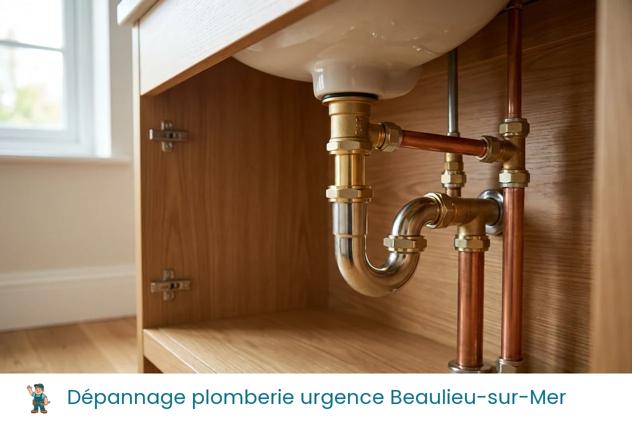 Dépannage plomberie urgence à Beaulieu-sur-Mer