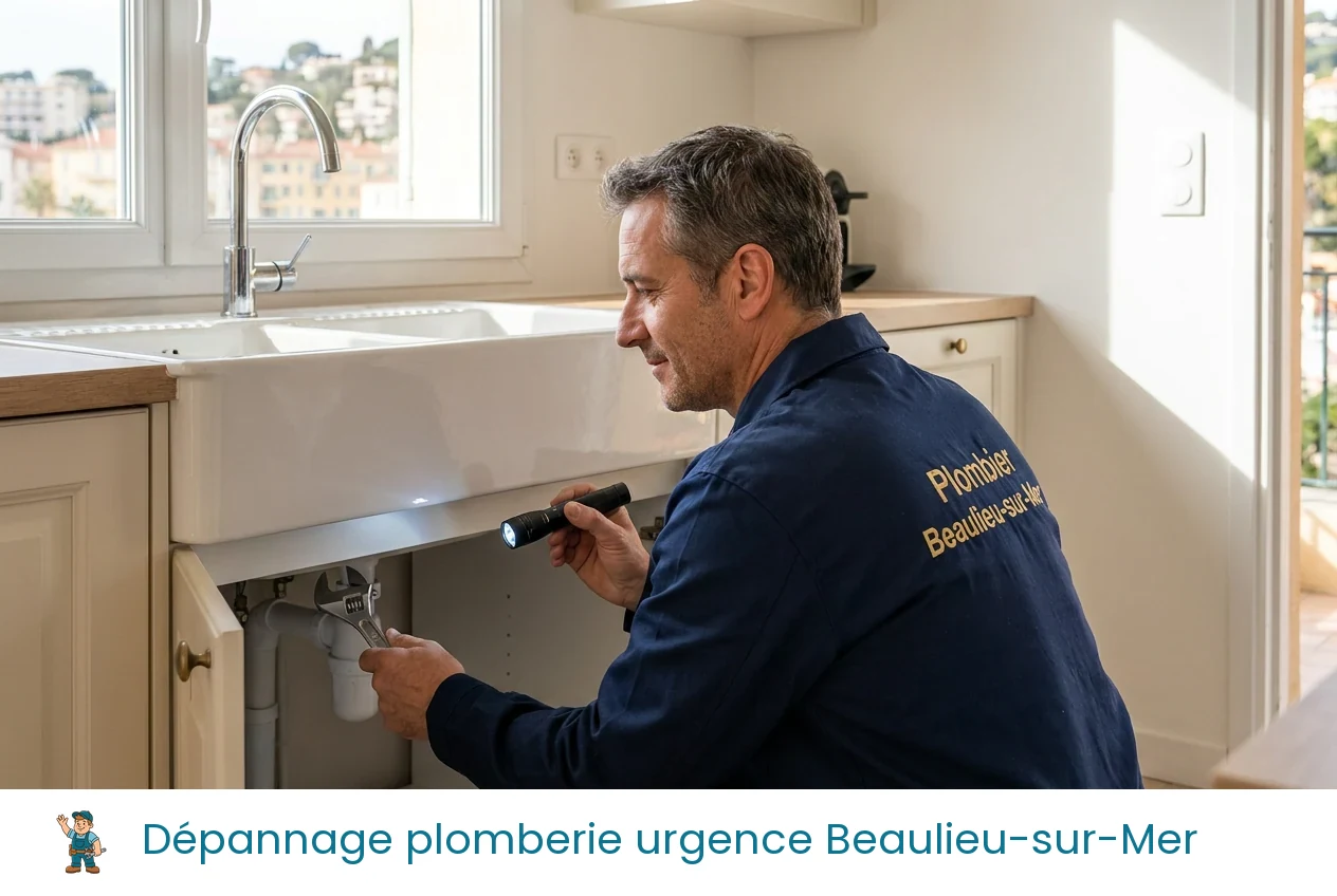Dépannage plomberie urgence à Beaulieu-sur-Mer