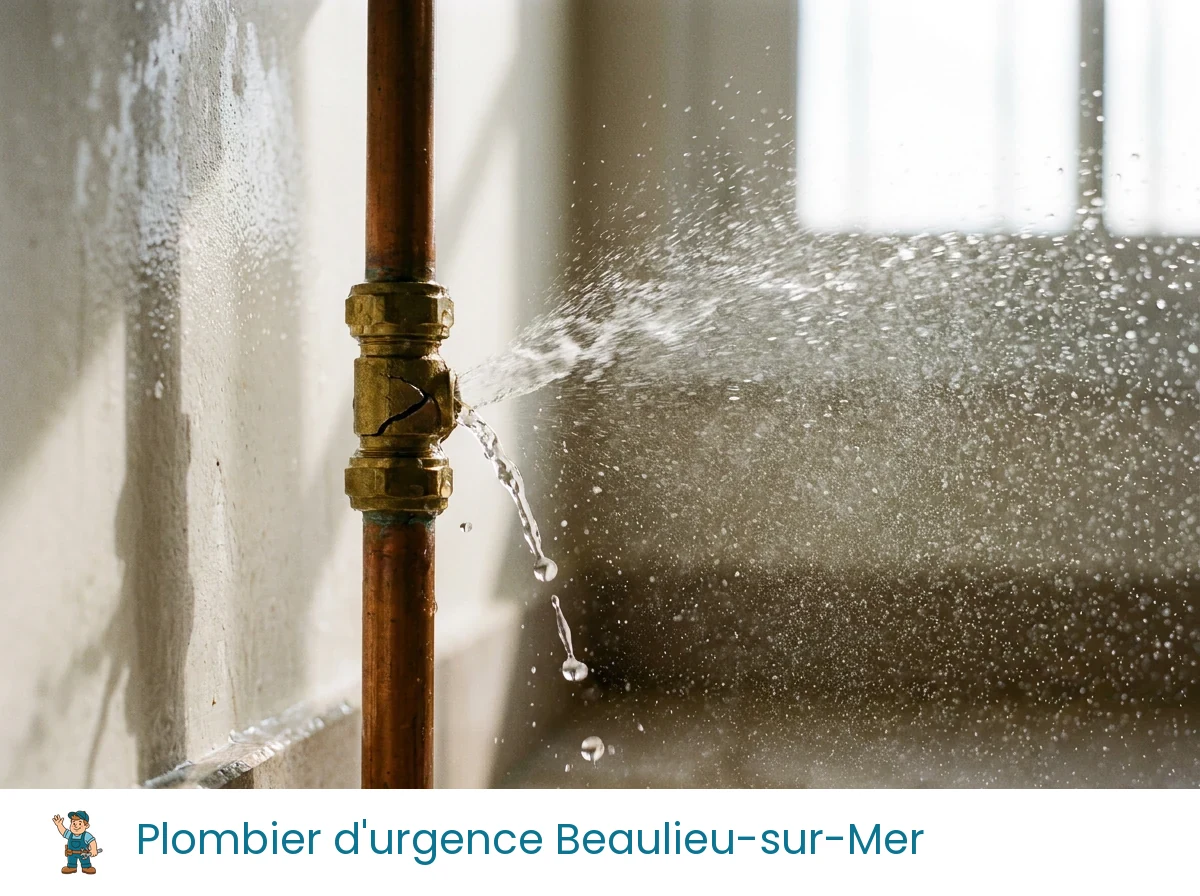 Plombier d'urgence à Beaulieu-sur-Mer