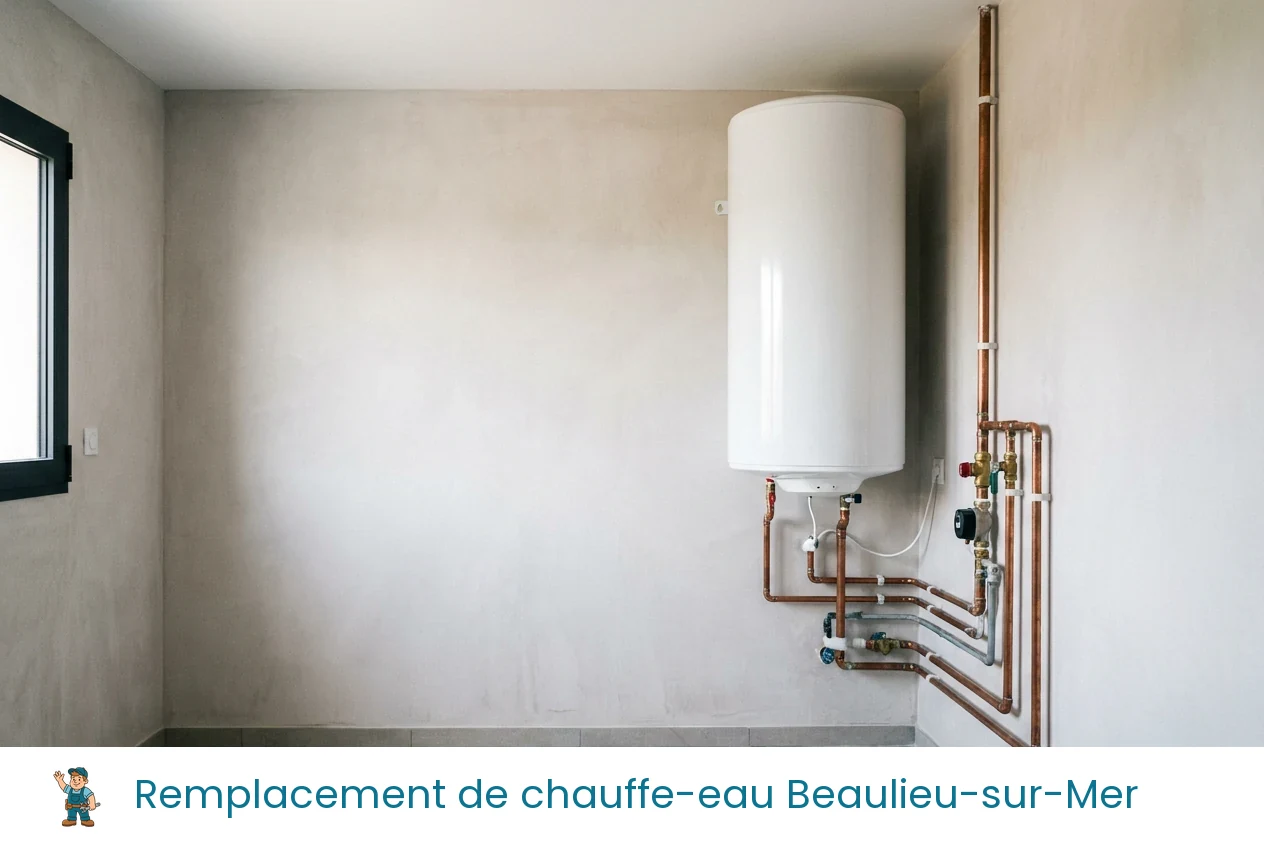 Remplacement de chauffe-eau à Beaulieu-sur-Mer